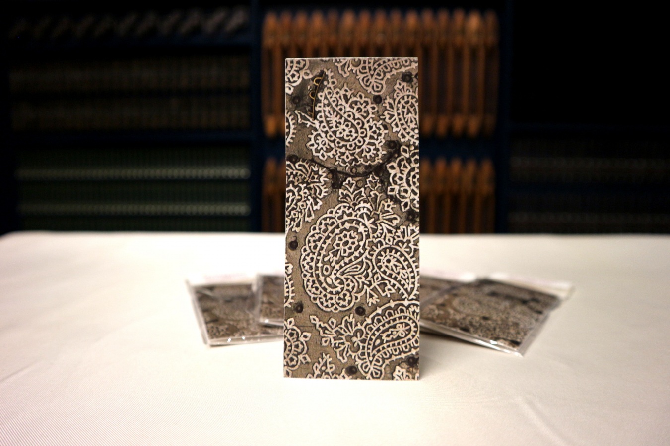 Segnalibro magnetico personalizzato Museo della Seta, fantasia 